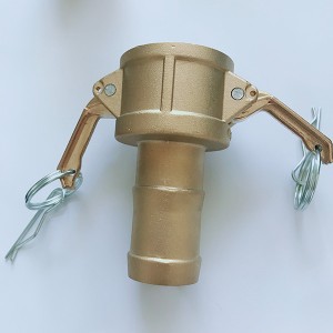 Brass Camlock hada guda biyu tace Girman Manufacturer