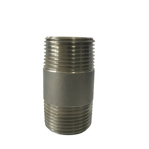 High Strength Stainless Steel Single Male Threaded Double Nipple